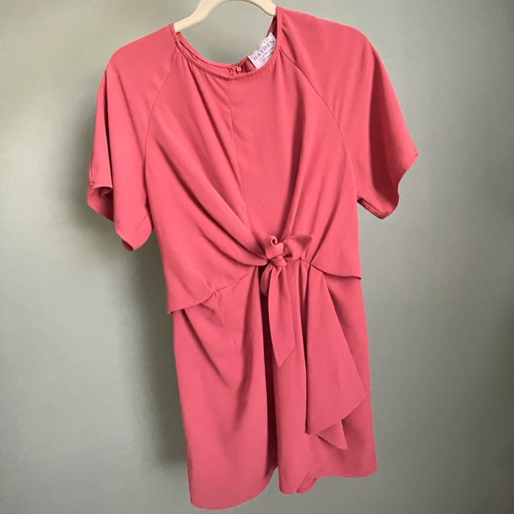 Hayden Coral Pink Cocktail Dress
